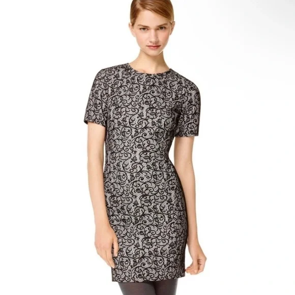 forever 21 black dress lace Lace Bow Mini Dress main image 1